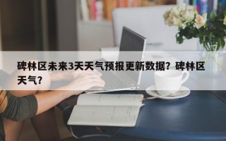碑林区未来3天天气预报更新数据？碑林区 天气？