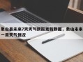 象山县未来7天天气预报更新数据，象山未来一周天气情况