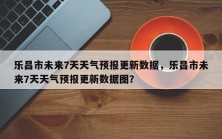 乐昌市未来7天天气预报更新数据，乐昌市未来7天天气预报更新数据图？