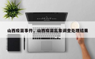山西疫苗事件，山西疫苗乱象调查处理结果