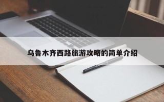 乌鲁木齐西路旅游攻略的简单介绍